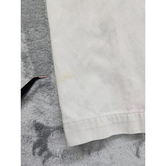 Lands End High Rise Tapered Chino Pant Size 10 Beige Cotton Casual Office Preppy - Picture 3 of 11